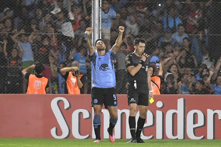 Lucas Passerini, uno de los goleadores de Belgrano