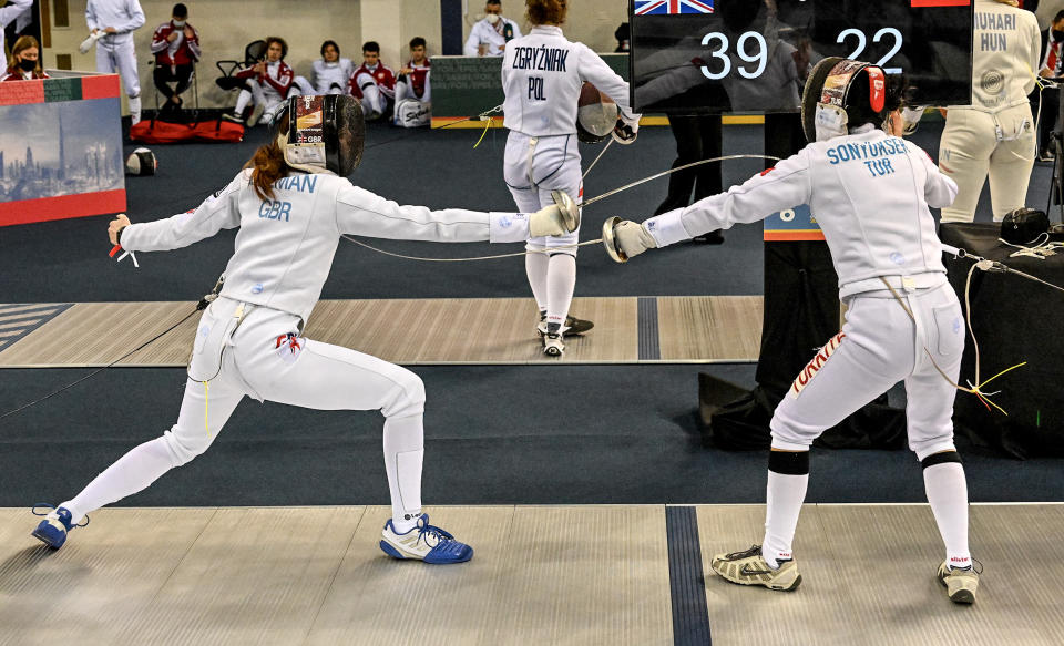 Imogen Bulman is enjoying a change to a new fencing discipline