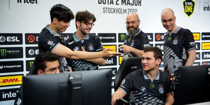 OG started the ESL One Dota 2 Stockholm Major strong, finishing atop Group A with a 3-1 record after a 2-0 sweep over Beastcoast and a 1-1 draw with BOOM Esports. (Photo: ESL)