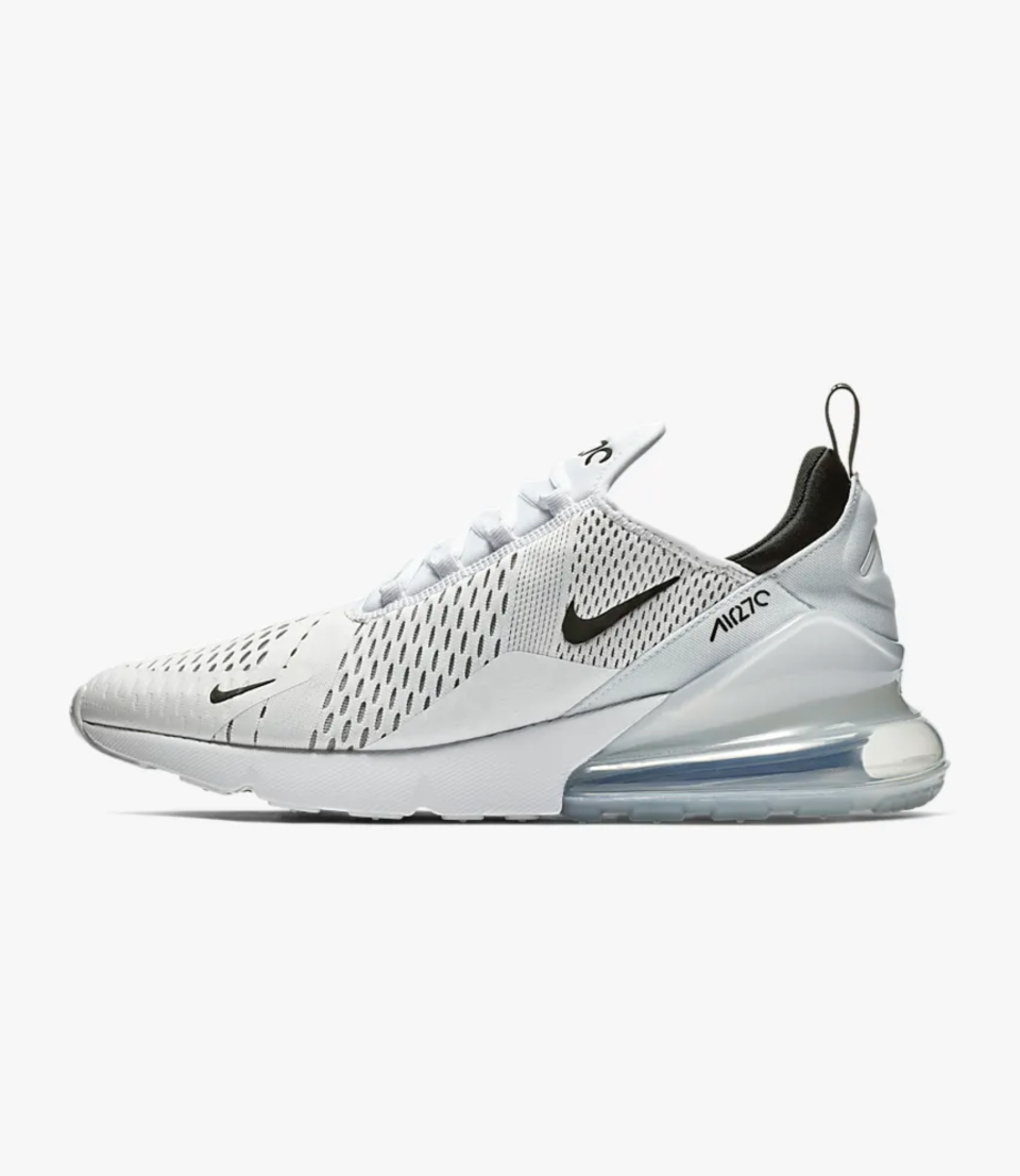 <p><a href="https://clicks.trx-hub.com/xid/hearstcorp_9eb67_esq?q=https%3A%2F%2Fwww.nike.com%2Ft%2Fair-max-270-mens-shoes-KkLcGR&p=https%3A%2F%2Fwww.esquire.com%2Fstyle%2Fmens-fashion%2Fg29786268%2Fbest-walking-shoes-for-men%2F&utmSource=yahoo-us&utmCampaign=63&utmMedium=syn" rel="nofollow noopener" target="_blank" data-ylk="slk:Shop Now;elm:context_link;itc:0;sec:content-canvas" class="link ">Shop Now</a></p><p>Air Max 270 Shoes</p><p>nike.com</p><p>$160.00</p>