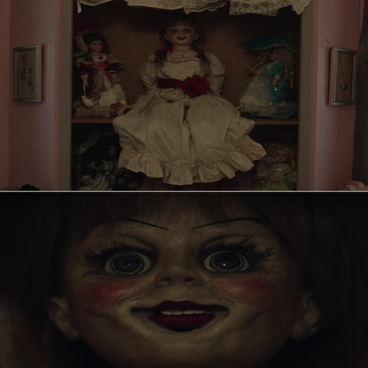 Annabelle, the doll, in the movie