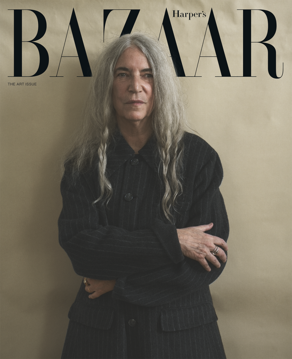 patti smith on harper's bazaar