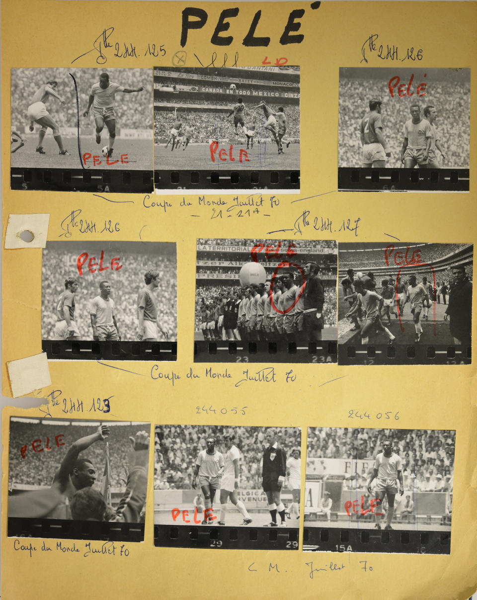 PELÉ Contact Sheet -1970-1971