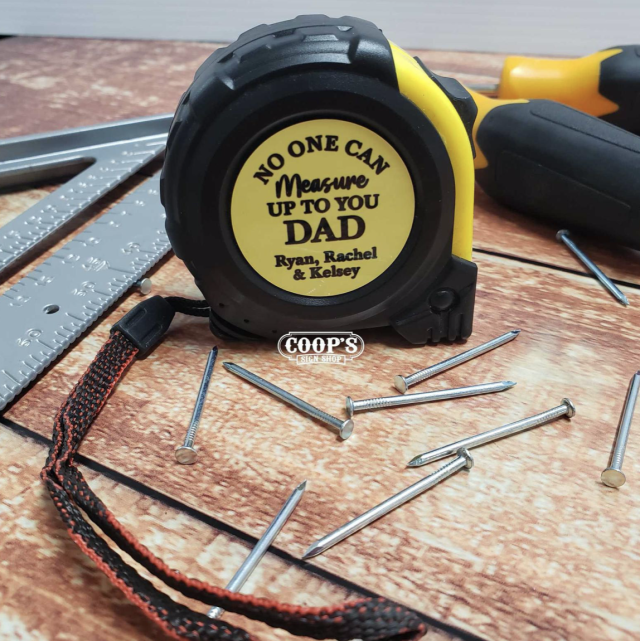 Personalized Tape Measure - Grandpa Tape Measure, Dad Kid Names Tape Measure,  Best Dad Ever Tape Measure