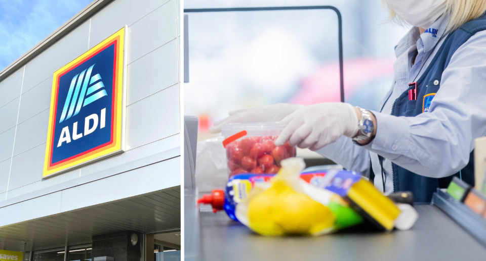 An Aldi cashier has revealed that if they don't ask a customer who looks under 25 for ID then they could face instant termination. (Source: Getty)