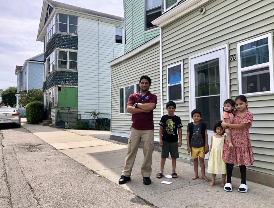 Wadan Malikzai and his family live on Sterling Street in Worcester, an area that gets significantly hotter than other areas of the city that have more tree canopy and fewer impervious surfaces.