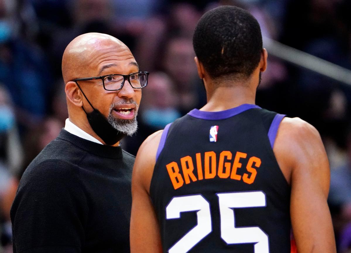 Suns' Monty Williams seeing leap of offensive growth in Mikal Bridges