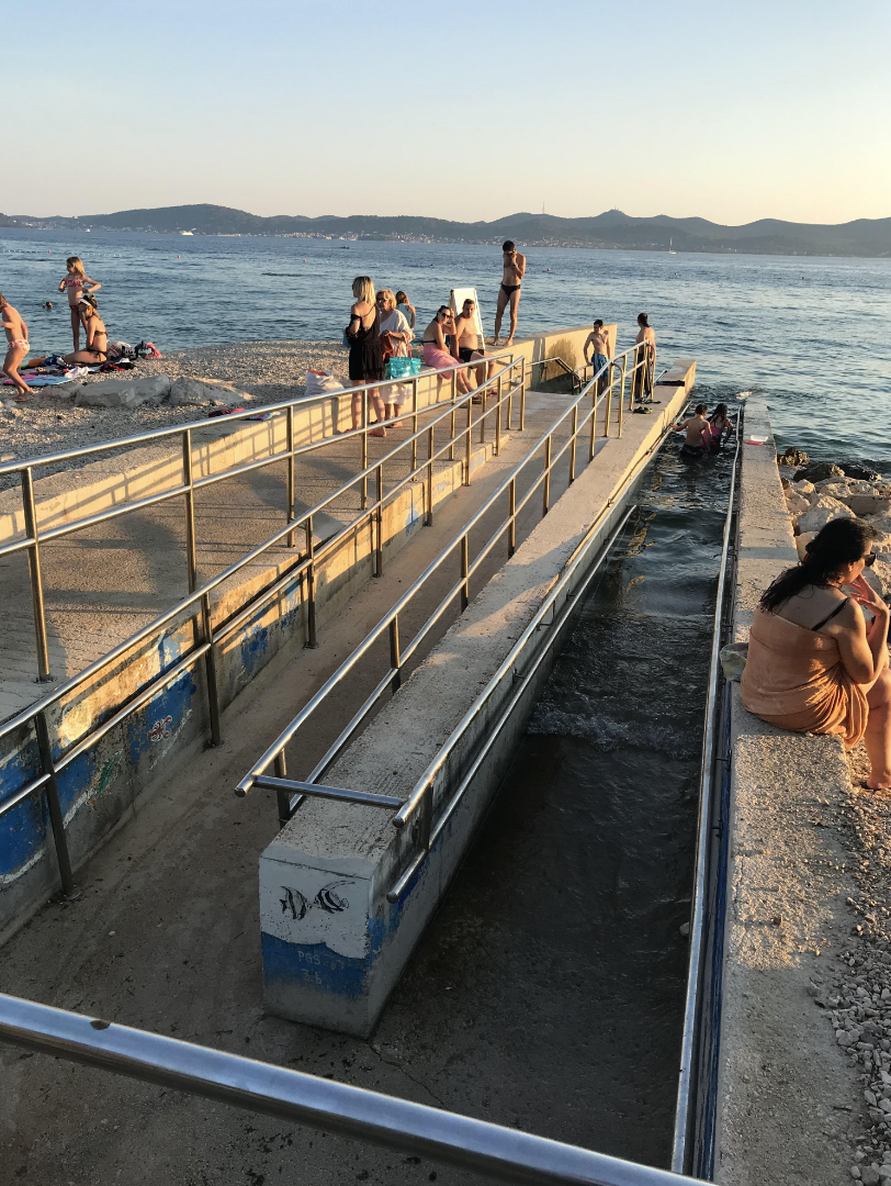 Wheelchair accessible beach