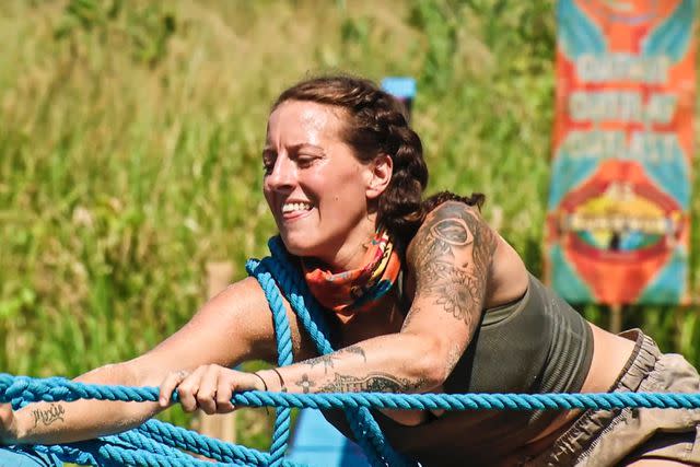 <p>CBS</p> Kendra McQuarrie on 'Survivor 45'