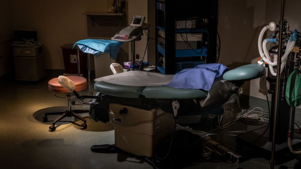 a fertility procedure room