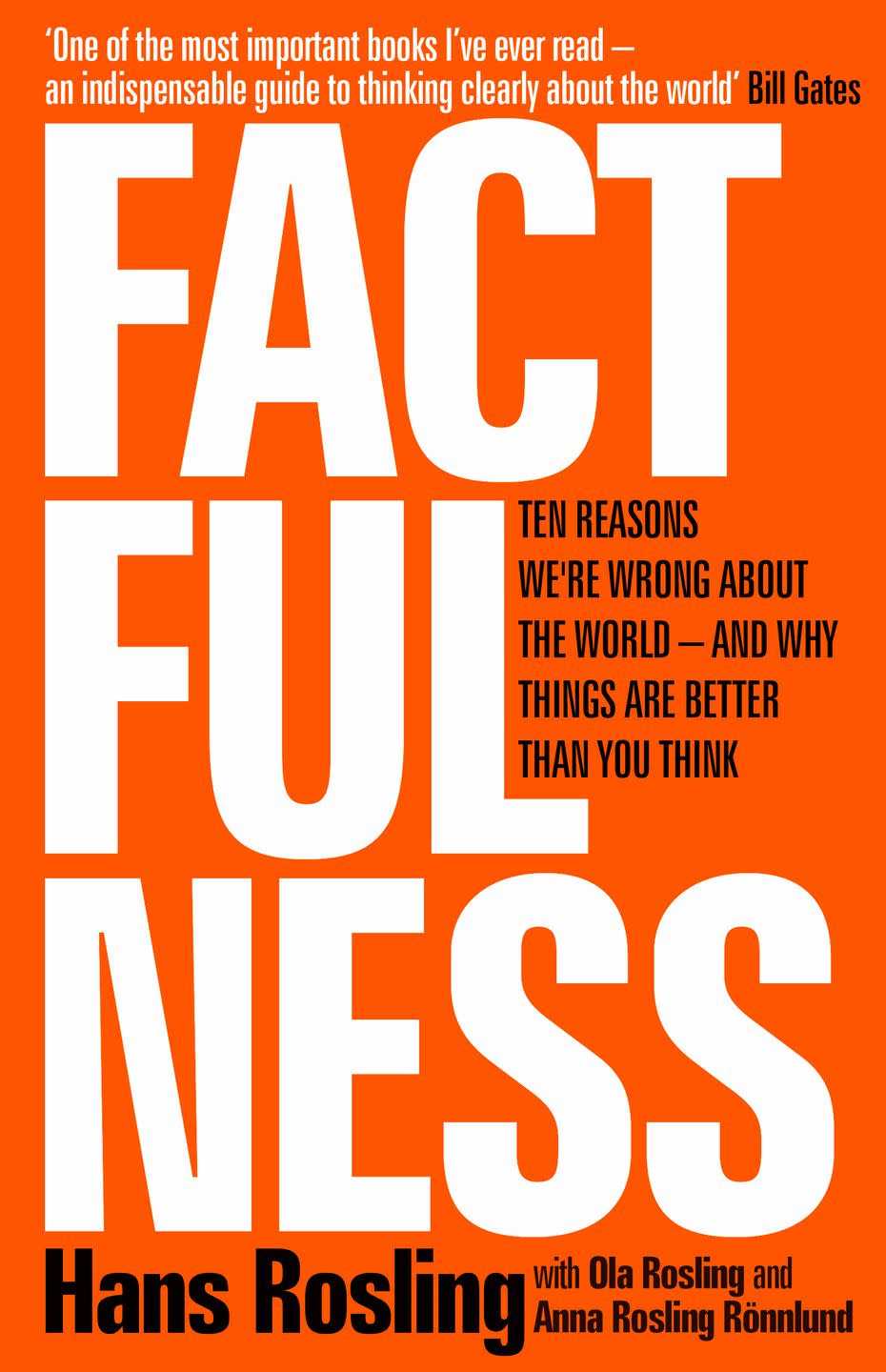 5) Factfulness by Hans Rosling