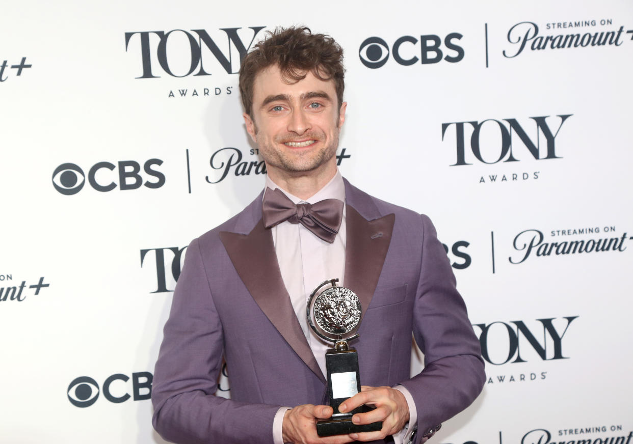 Daniel Radcliffe won a Tony Award for his performance in Merrily We Roll Along. (FilmMagic)