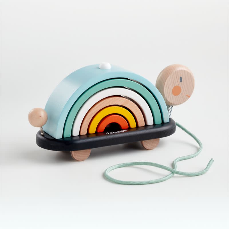 <p><a href="https://go.redirectingat.com?id=74968X1596630&url=https%3A%2F%2Fwww.crateandbarrel.com%2Fjanod-rainbow-turtle%2Fs649274&sref=https%3A%2F%2Fwww.cosmopolitan.com%2Flifestyle%2Fg39641949%2Fbest-gifts-toys-for-a-1-year-old%2F" rel="nofollow noopener" target="_blank" data-ylk="slk:Shop Now;elm:context_link;itc:0;sec:content-canvas" class="link ">Shop Now</a></p><p>Janod Rainbow Turtle</p><p>crateandbarrel.com</p><p>$37.99</p>