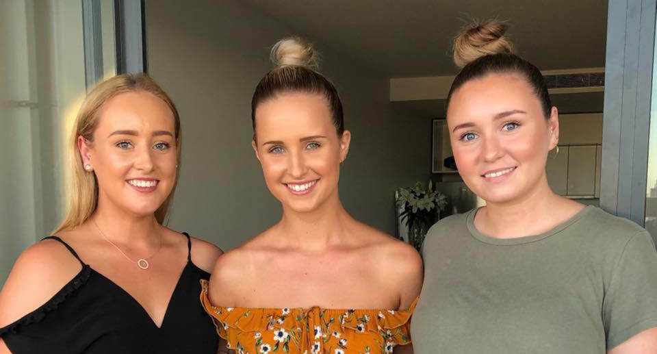 Teeghan, Jess and Ashlee were hoping to change the dates and names on the tickets so they could go a girls trip together. Image: Supplied