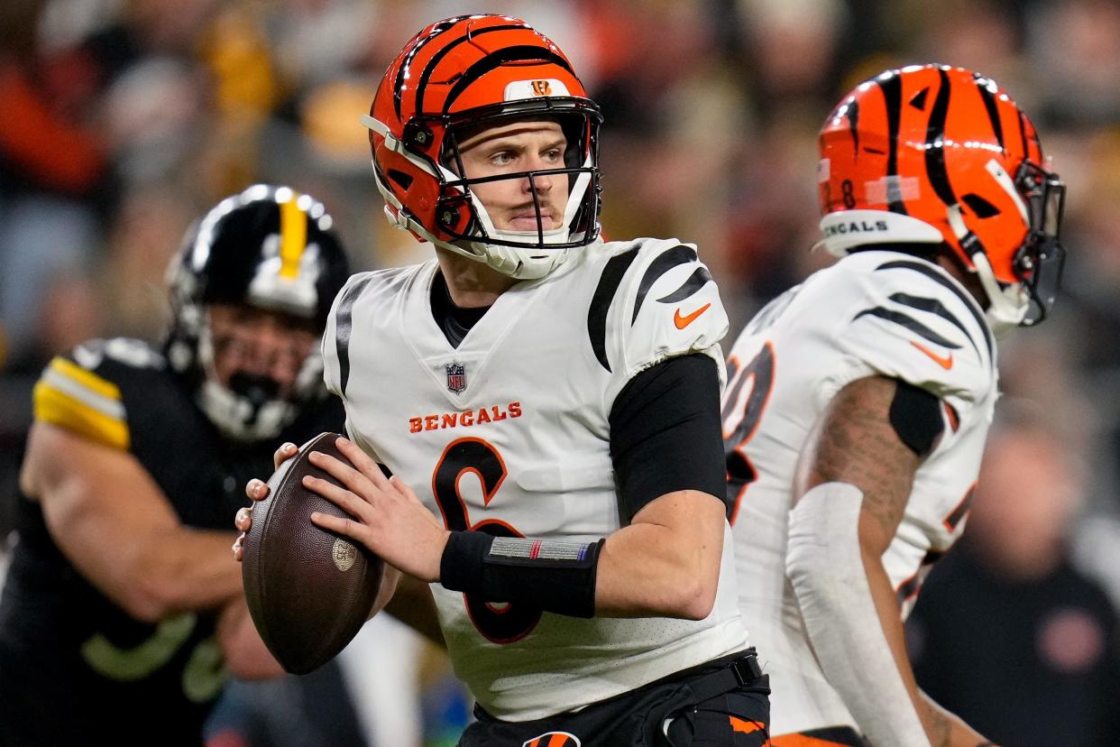 Last week's loss to the Pittsburgh Steelers has quarterback Jake Browning and the Bengals almost certainly needing to win their final two games to make the playoffs.