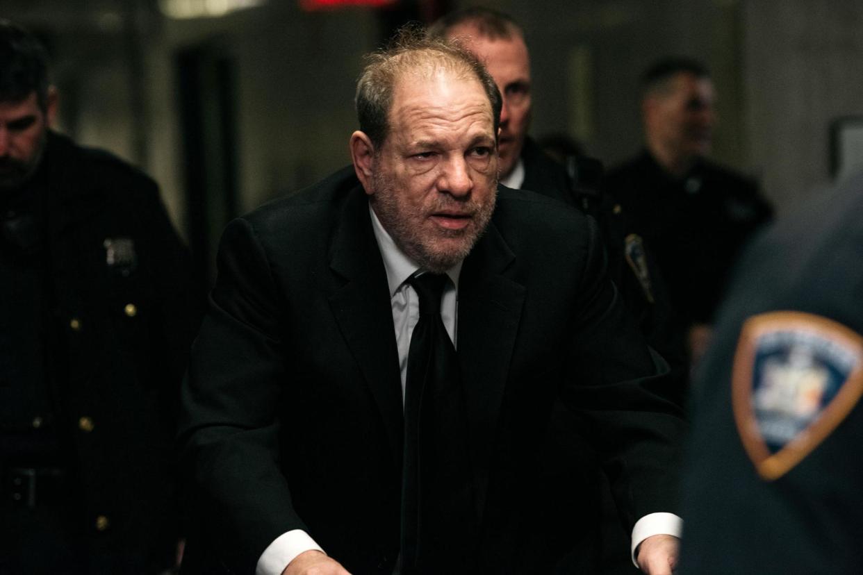 Harvey Weinstein arrives for his trial on 16 January 2020 in New York City: Scott Heins/Getty Images