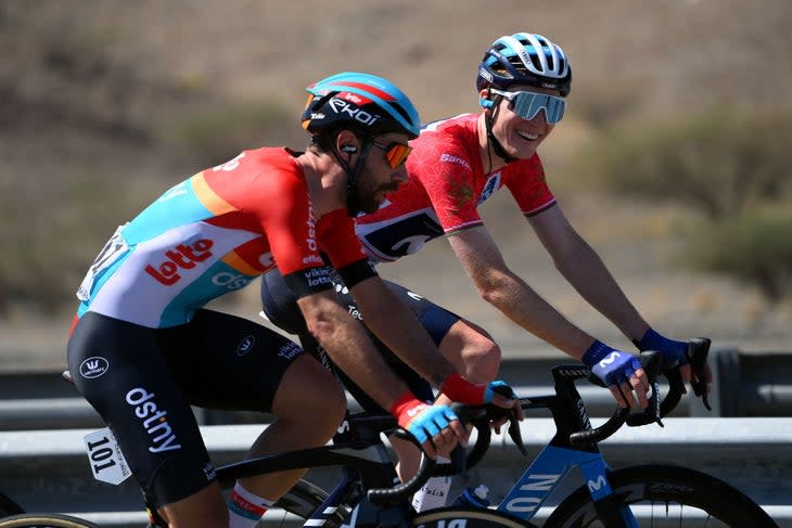 <span class="article__caption">Matteo Jorgenson, hot off winning Tour of Oman, will be trying to stay with the big guns at Paris-Nice.</span> (Photo: Alex Broadway/Getty Images)