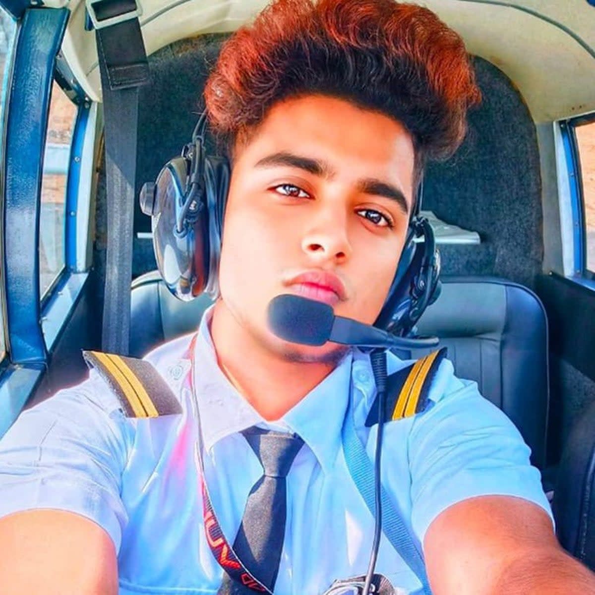 Indian aviation regulator has asked Adam Harry to reapply for commercial pilot licence  (Supplied/Adam Harry )