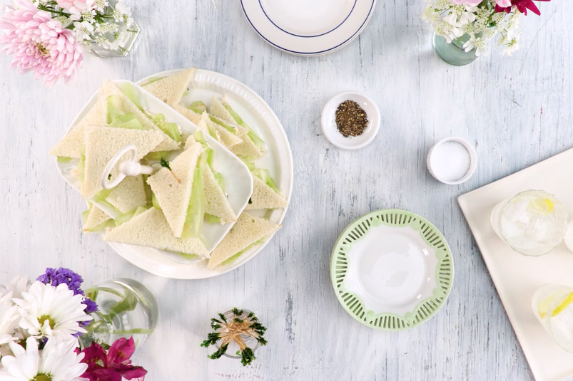 Dainty Cucumber Sandwiches