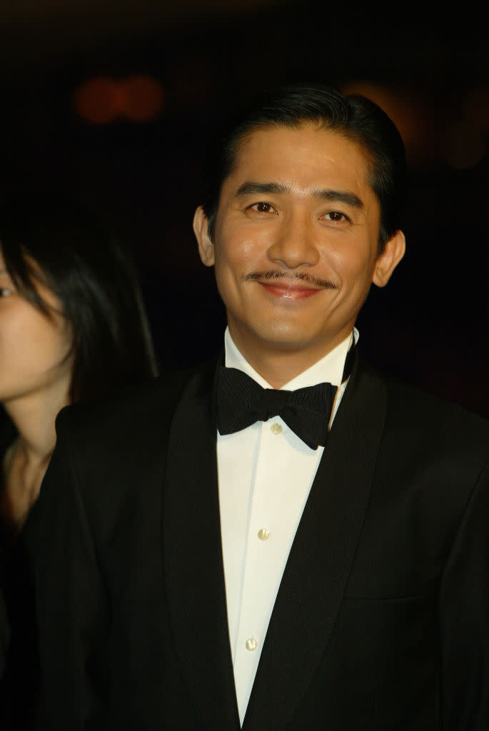 Tony Leung Chiu-wai attends the 23rd HK Film Awards Presentation held at the Cultural Centre in Tsim Sha Tsui. 04 April 2004 (Photo by K. Y. Cheng/South China Morning Post via Getty Images)