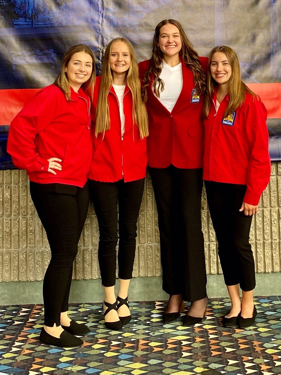 Four students from the Lake Area Career and Technology Center in Devils Lake recently competed in the 58th Annual National SkillsUSA Championships held in Atlanta, Georgia (June 20-24). Left to right: Bridgette Harkness, Rebekah Widmer, Mattyson Ertelt, Haley Duncan.