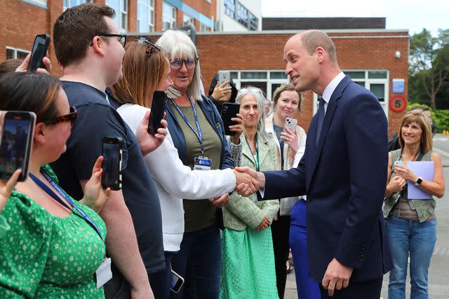 <p>GEOFF CADDICK/POOL/AFP via Getty</p> Prince William celebrates the seaweed industry and food innovation in Wales on June 11, 2024