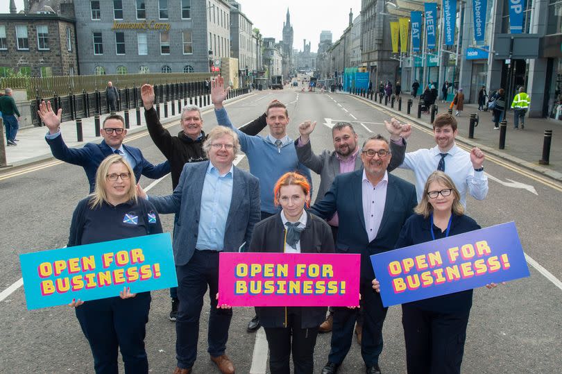 Owners and managers of shops, cafes, and services on Union Street Central have put their weight behind the campaign