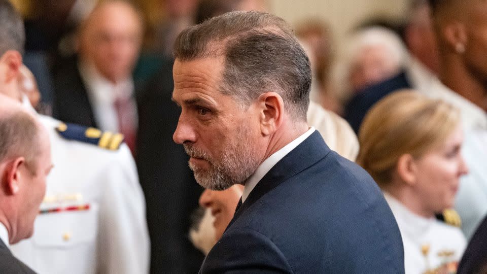 Hunter Biden at a ceremony at the White House in Washington, July 7, 2022.  - Haiyun Jiang/The New York Times/Redux