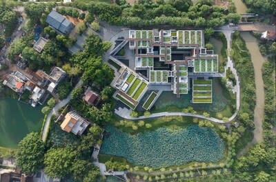 Aerial Panorama of ChunYangTai, a Vipshop-Donated Public Welfare Project  Photo: Tian Fangfang