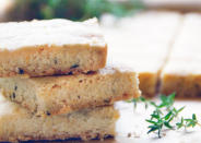 <div class="caption-credit"> Photo by: Laura's Recipes</div><b>Lemon-thyme Shortbread</b> <br> Herbs go beautifully in shortbread, especially when paired with citrus. Try swapping the thyme for chopped fresh rosemary, too. <br> <a href="http://www.babble.com/best-recipes/10-things-to-do-with-shortbread/#lemon-thyme-shortbread" rel="nofollow noopener" target="_blank" data-ylk="slk:Get the recipe;elm:context_link;itc:0;sec:content-canvas" class="link "><i>Get the recipe</i></a> <br> <b><i><a href="http://www.babble.com/best-recipes/tis-the-season-8-ways-to-enjoy-eggnog-other-than-sipping-it/" rel="nofollow noopener" target="_blank" data-ylk="slk:Related: 8 ways to enjoy eggnog... that don't include drinking it!;elm:context_link;itc:0;sec:content-canvas" class="link ">Related: 8 ways to enjoy eggnog... that don't include drinking it!</a></i></b>