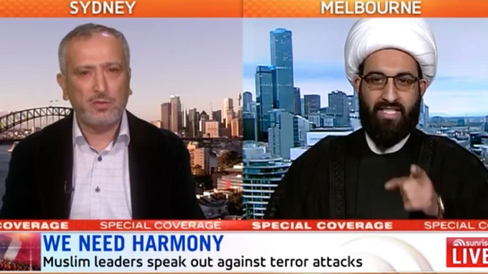 Prominent Lebanese Muslim figure, Doctor Jamal Rifi and contentious Islamic Sheikh, Imam Mohammad Tawhidi, were at each other’s throats on Sunrise on Thursday morning. Source: Sunrise
