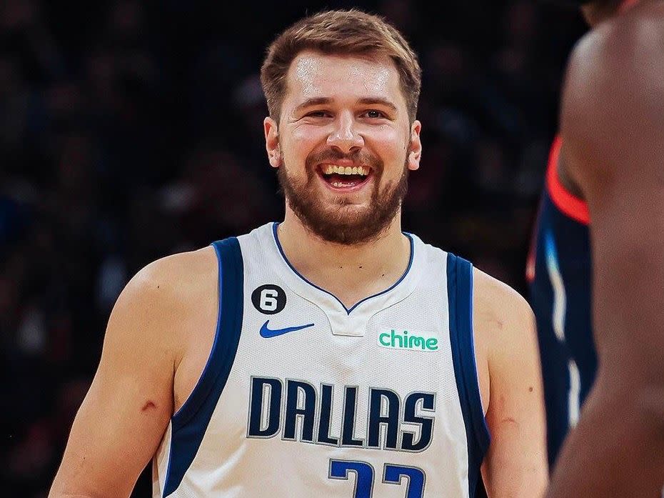 東契奇（Luka Dončić）成為史上第一位達成單場60分20籃板10助攻的球員。（翻攝自lukadoncic IG）