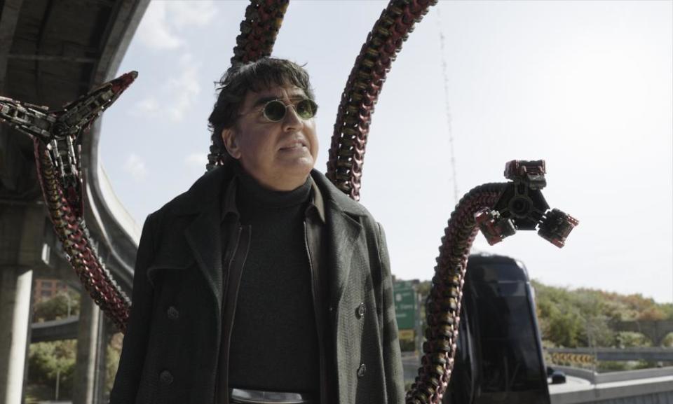 Alfred Molina as Doc Ock in Spider-Man: No Way Home.