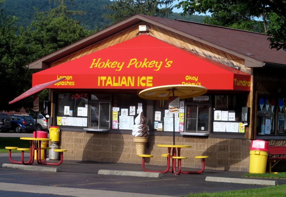 Hokey Pokey's Ice Creamery is located at 37 W. William St. in Corning.