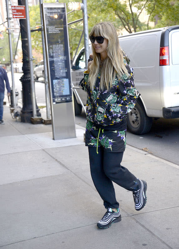 Heidi Klum et son jogging large