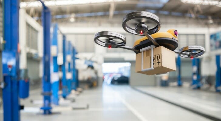 Drone delivery in operation
