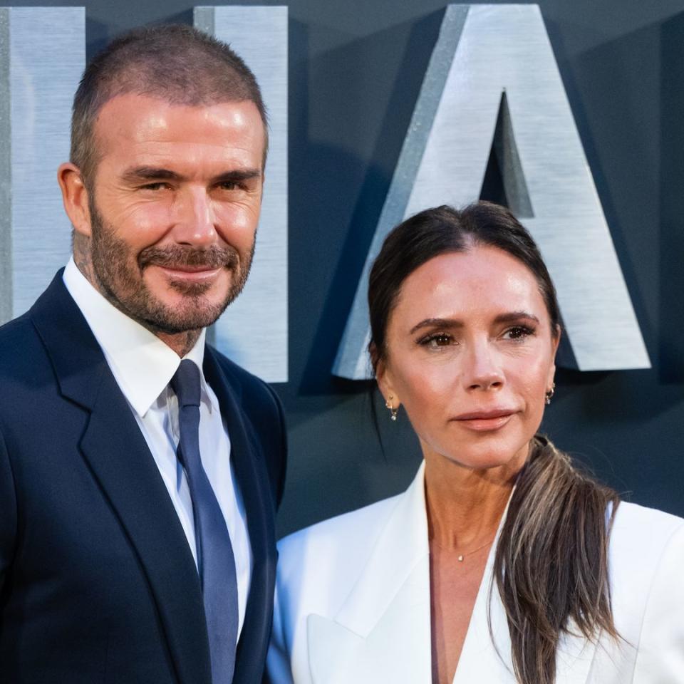 David Beckham surprises with photo of Victoria displaying bare baby bump in 50th birthday tribute