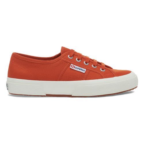 <p> <a class="link " href="https://www.superga.co.uk/item/3042/Superga/2750-COTU-CLASSIC-Red-Creta-f-Avorio.html" rel="nofollow noopener" target="_blank" data-ylk="slk:SHOP;elm:context_link;itc:0;sec:content-canvas">SHOP</a></p><p>Superga’s 2750 Cotu Classic is for the suburbanites: the park amblers, the dog walkers, the neighbourhood watchers. For autumn we’re recommending this warm red hue, but there’s a plethora of iterations to choose from. </p><p>£59; <a href="https://www.superga.co.uk/item/3042/Superga/2750-COTU-CLASSIC-Red-Creta-f-Avorio.html" rel="nofollow noopener" target="_blank" data-ylk="slk:superga.co.uk;elm:context_link;itc:0;sec:content-canvas" class="link ">superga.co.uk</a></p>