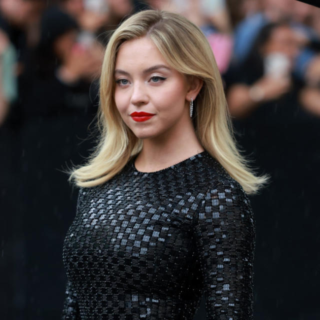 Sydney Sweeney wore sequinned underwear to Miu Miu's Paris show