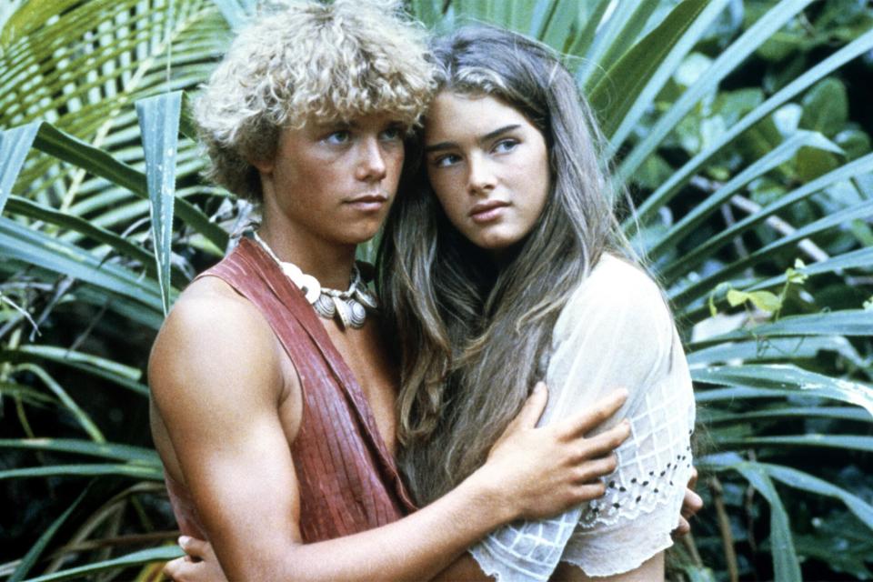Christopher Atkins and Brooke Shields in 'The Blue Lagoon'