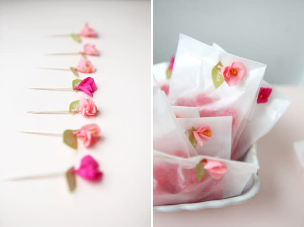 Handmade Tissue Flowers