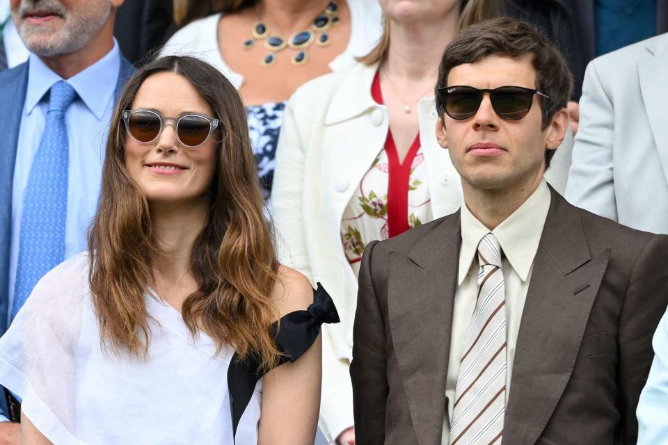 <p>Karwai Tang/WireImage</p> Keira Knightley and James Righton on July 10, 2024