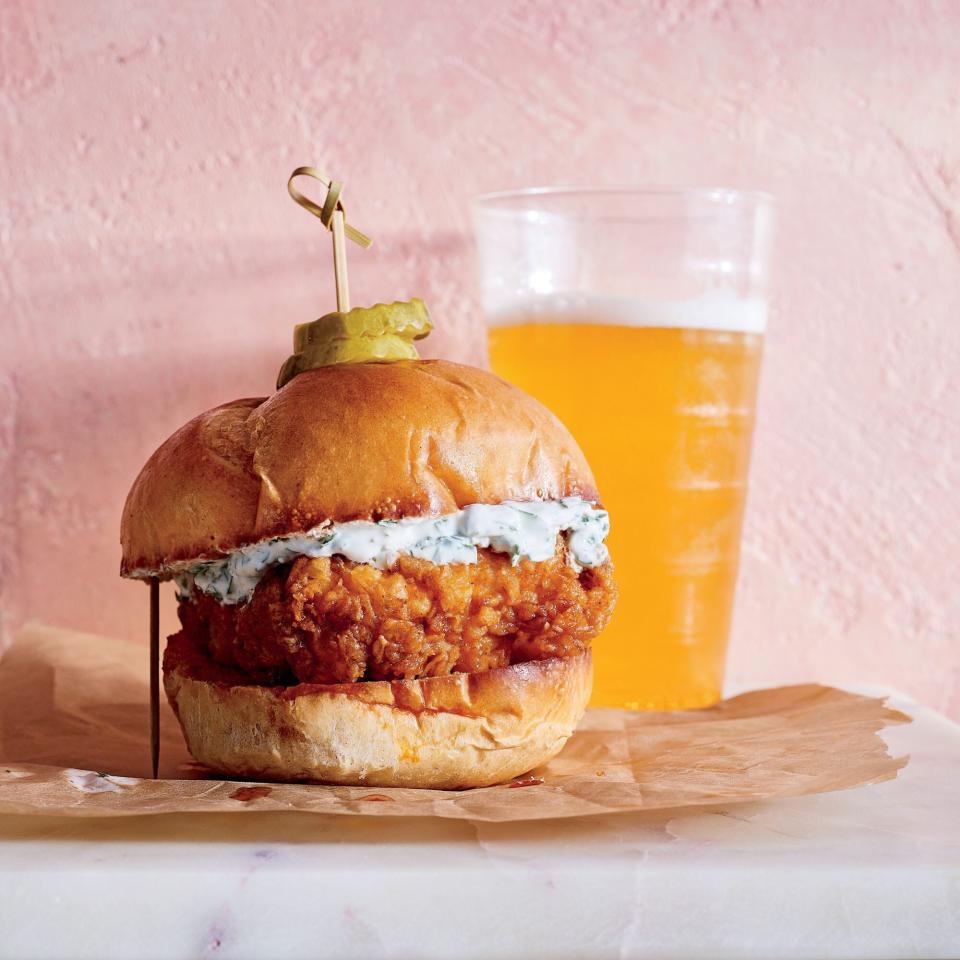 Buttermilk-Fried Nashville Hot Fish Sandwich