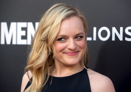 Cast member Elisabeth Moss attends the "Mad Men: Live Read & Series Finale" held in Los Angeles May 17, 2015. REUTERS/Phil McCarten