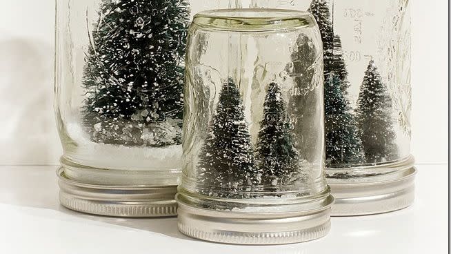 diy snow globe classic mason jar snow globe