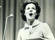 PHOTO: Anita Bryant speaks in Canada, Jan. 15, 1978. (Boris Spremo/Toronto Star via Getty Images)