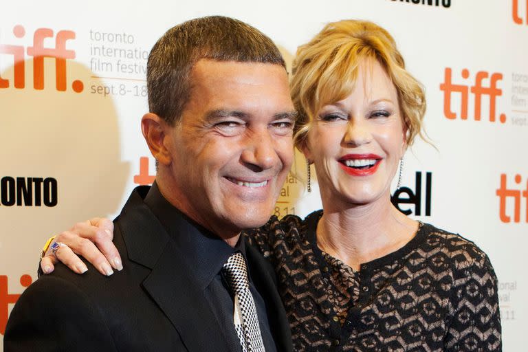 Antonio Banderas y Melanie Griffith: 18 años de matrimonio, seis divorciados y toda la vida como familia.