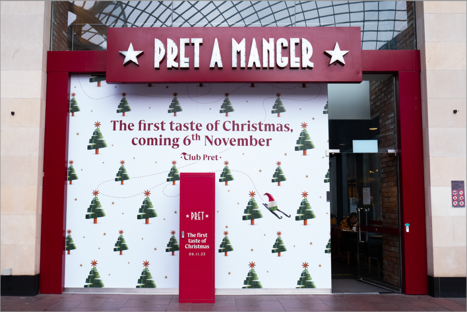 Pret a Manger has launched a Christmas sandwich for 2023 (Pret)