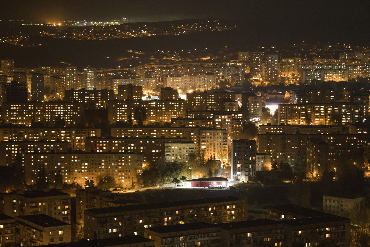 Un paisaje de Tiflis, la capital de Georgia, el 19 de noviembre de 2018. (Daro Sulakauri/The New York Times)