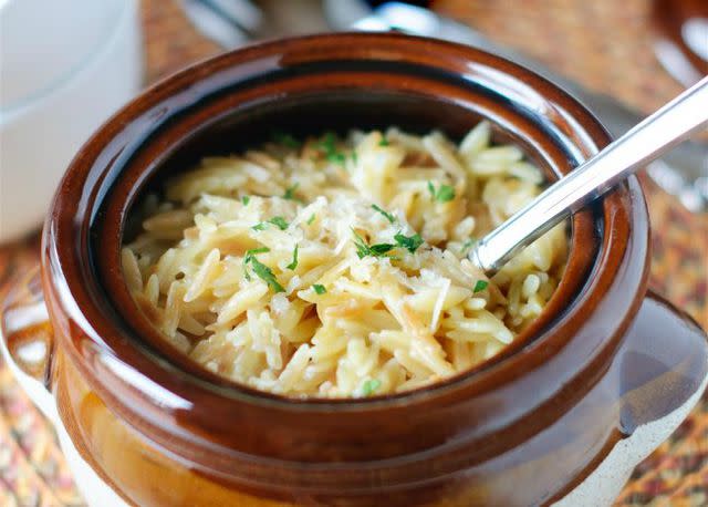 Parmesan Garlic Orzo | Photo by KGora